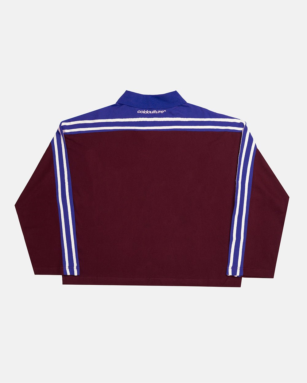 CLASSIC RAW POLO LANGARM BURGUNDY