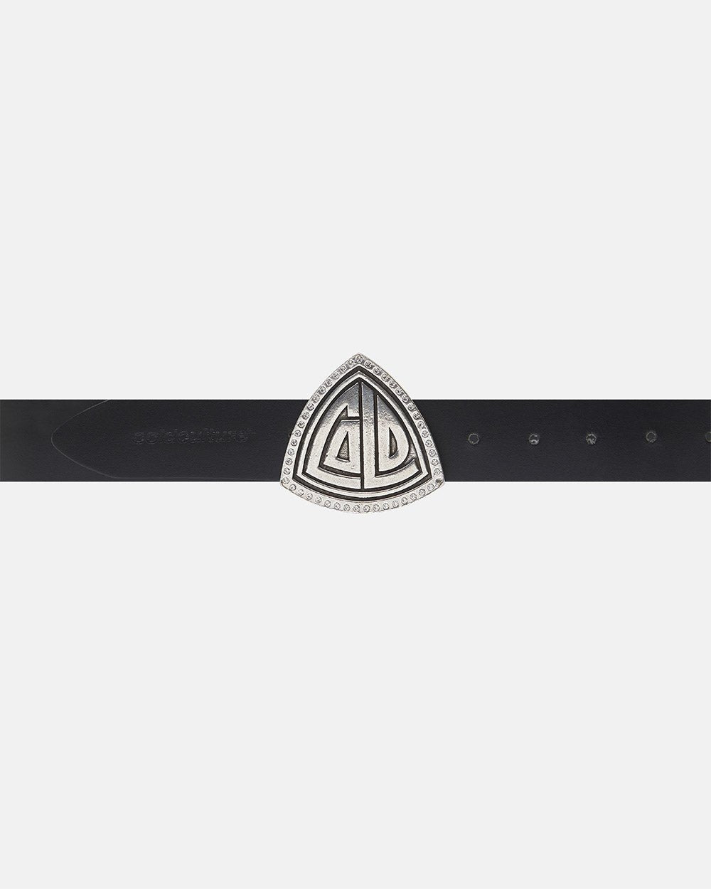 TRIANGLE BLING BLING LEDERGÜRTEL SCHWARZ