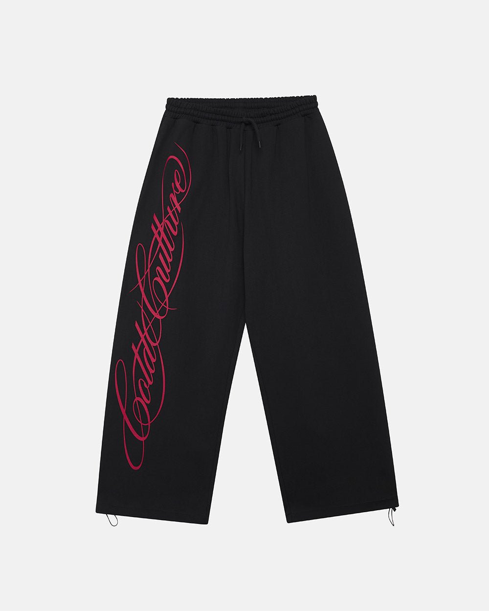 SCRIPT SWEATPANTS SCHWARZ