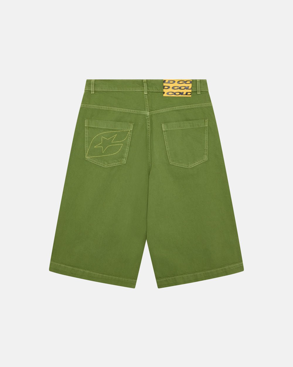STITCHING JORTS CACTUS GRÜN