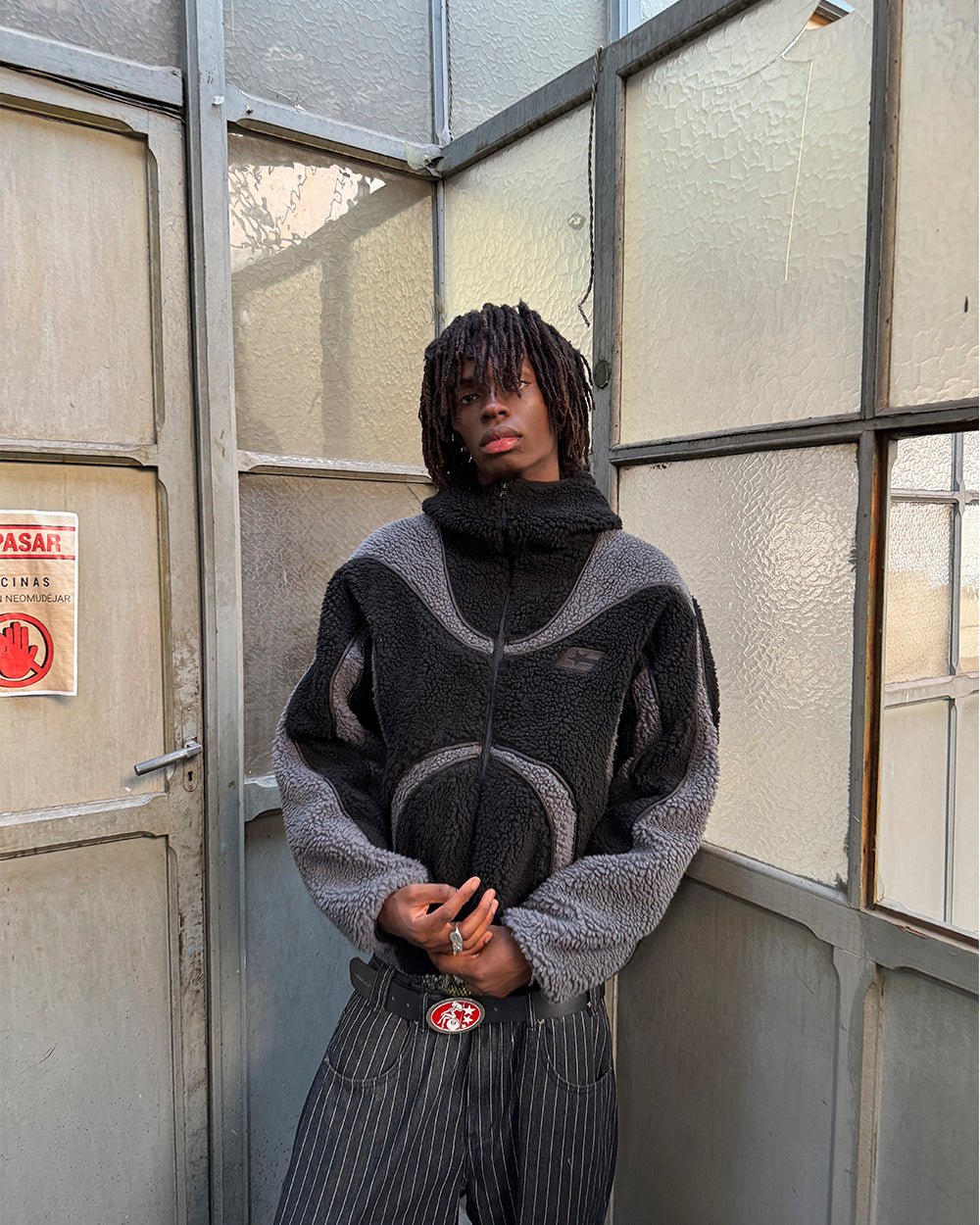 TAKE OFF FLEECE SCHWARZ