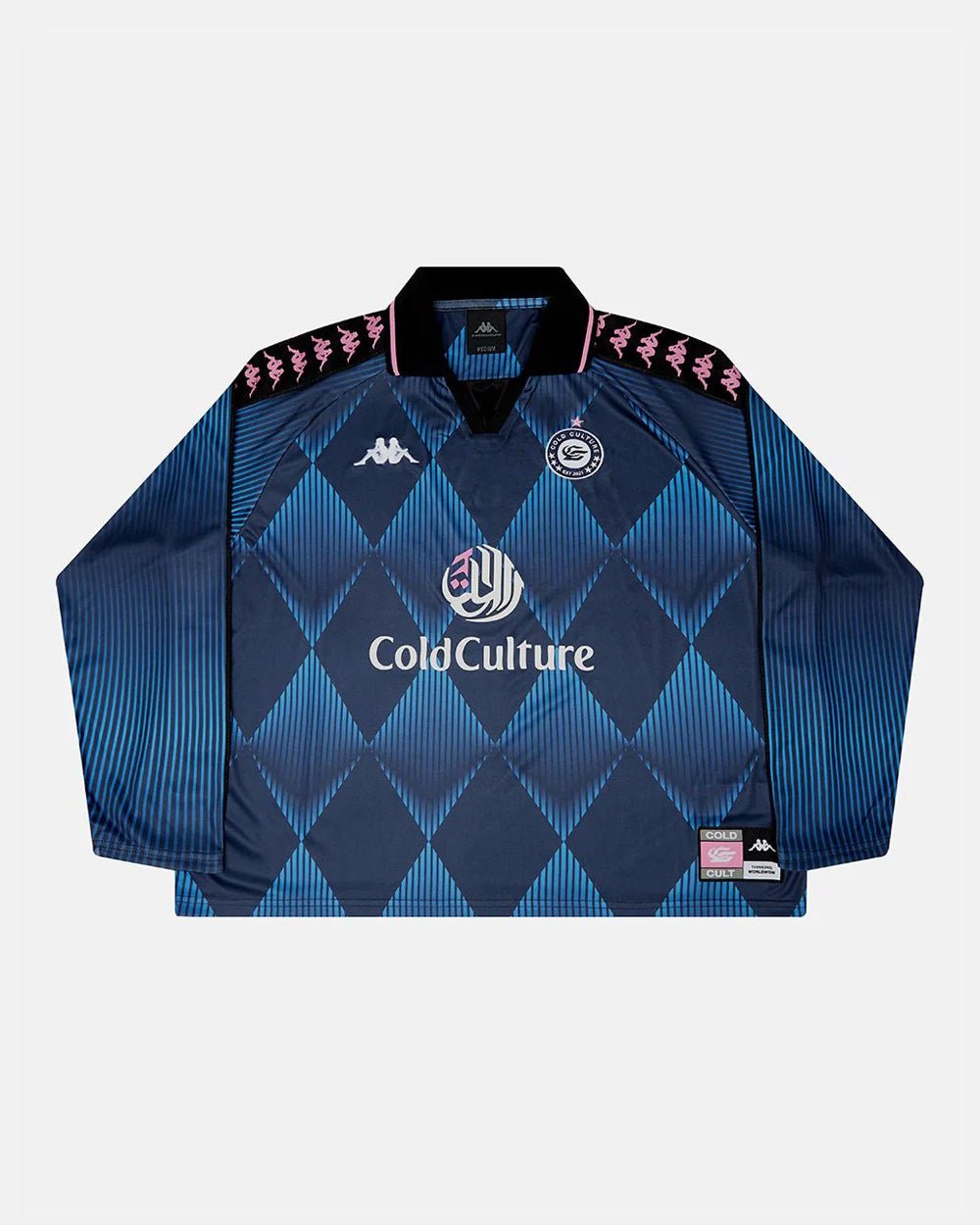 KAPPA X COLD CULTURE LANGARM T-SHIRT BLAU
