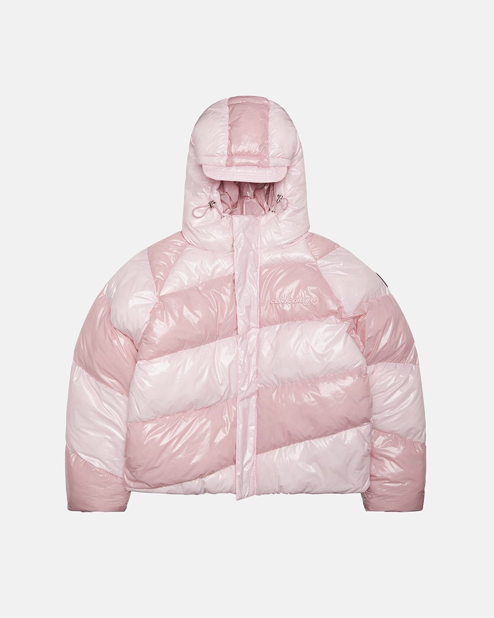 SPIRAL-PUFFER GLOSSY PINK MIX