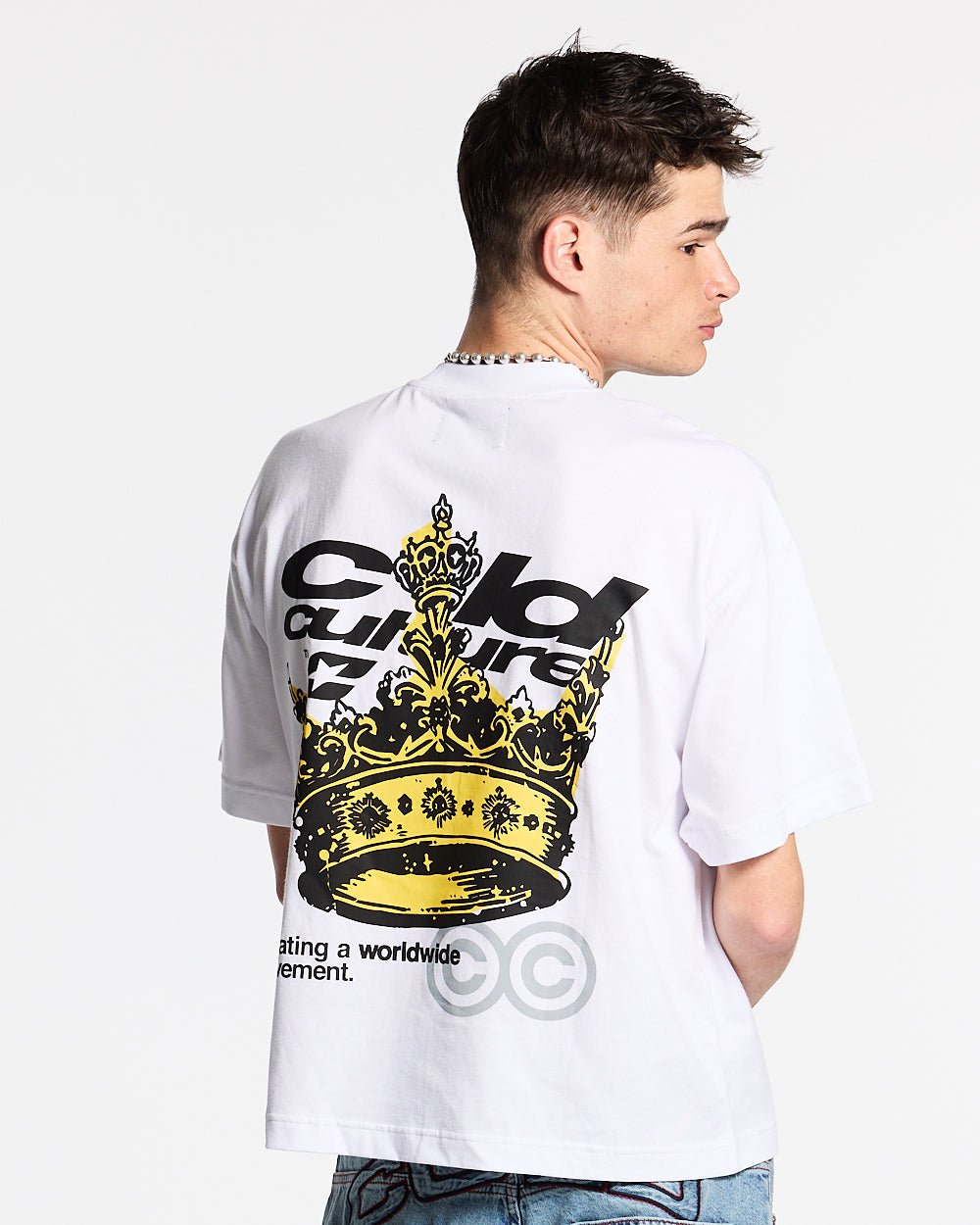 THE CROWN TEE WEISS