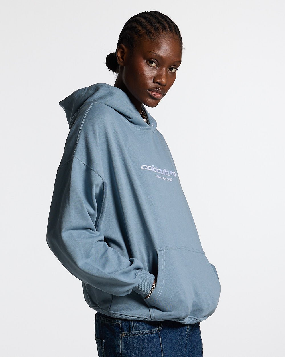 ESSENTIAL HOODIE WINDWARD BLAU