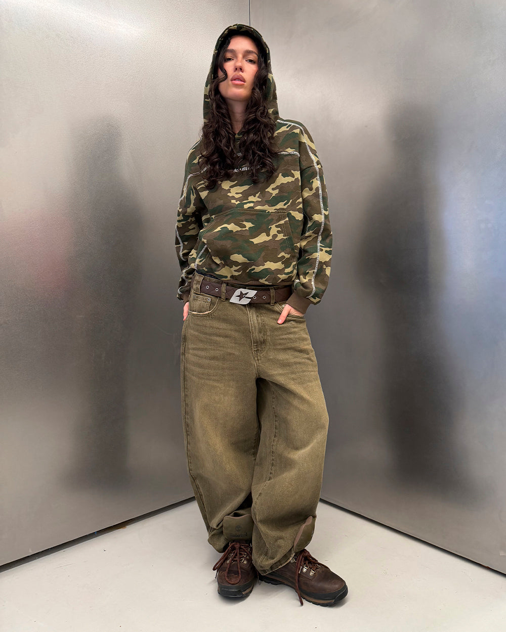 ROLLER HOODIE CAMO GRÜN