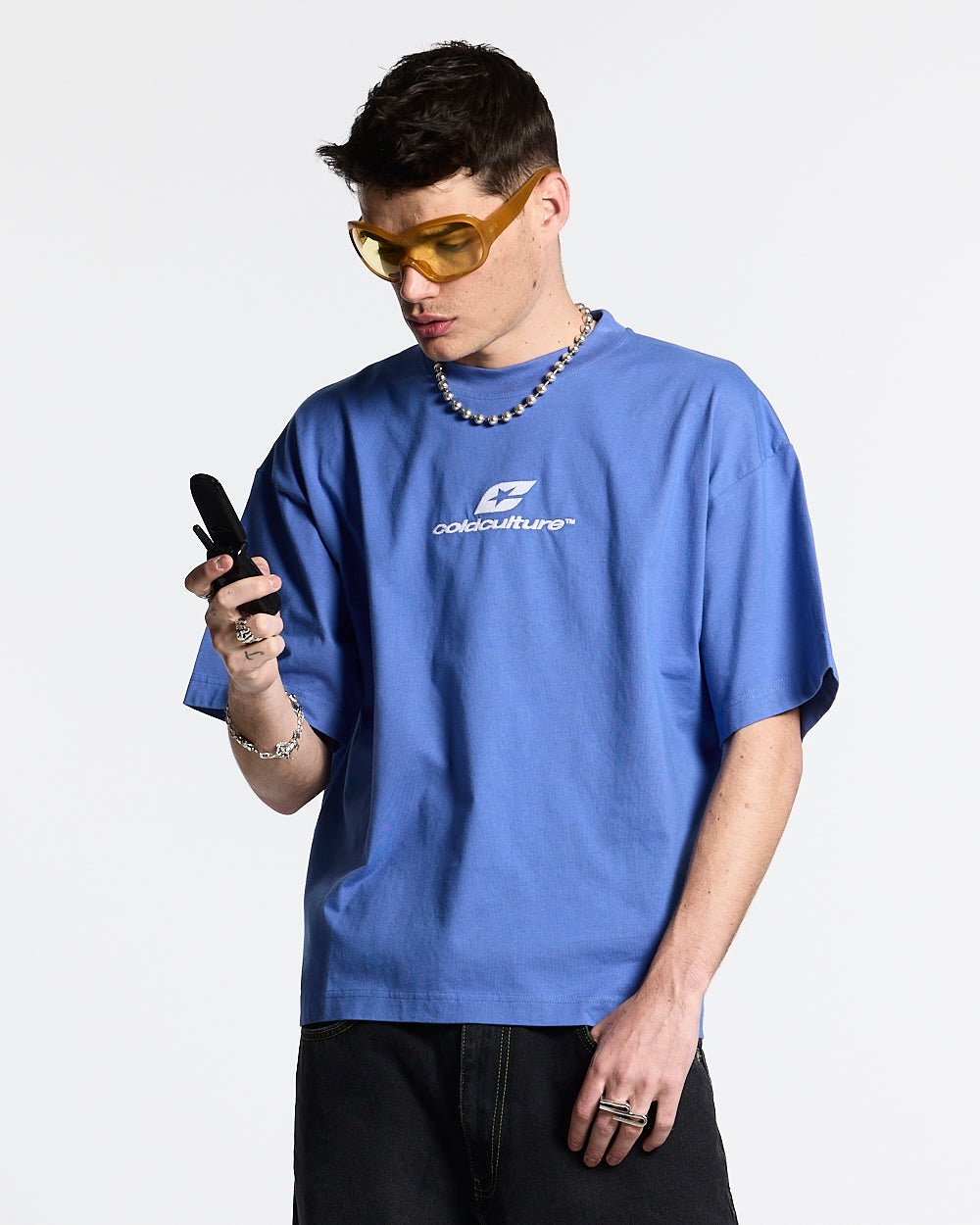 CURVED TEE AMPARO BLAU