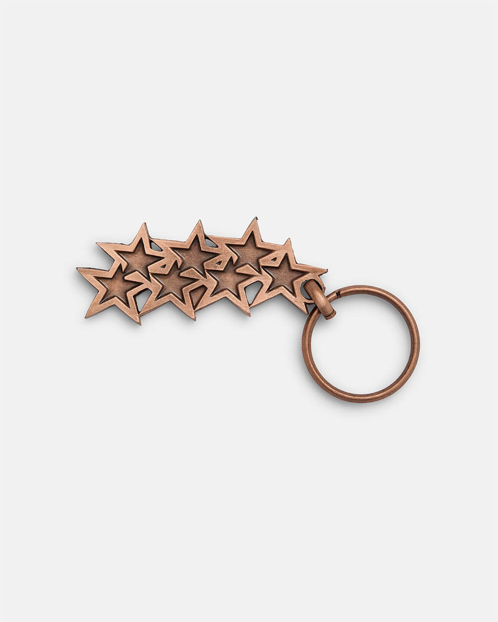 STERNEN-SCHLÜSSELHÄNGER AUS METALL KUPFER