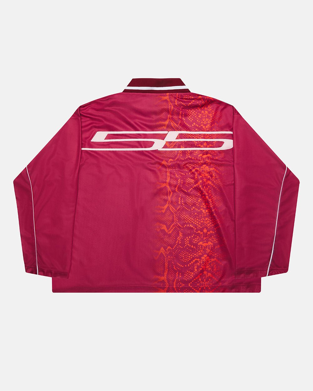 MAMBA SNAKE LONGSLEEVE POLO ROT