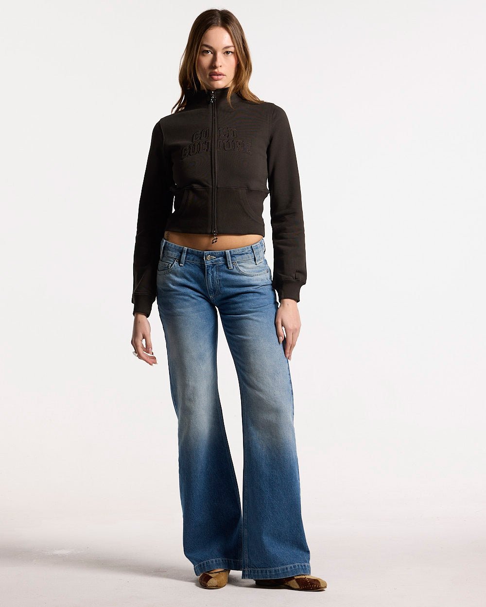 CITY ZIP UP DUNKELGRAU