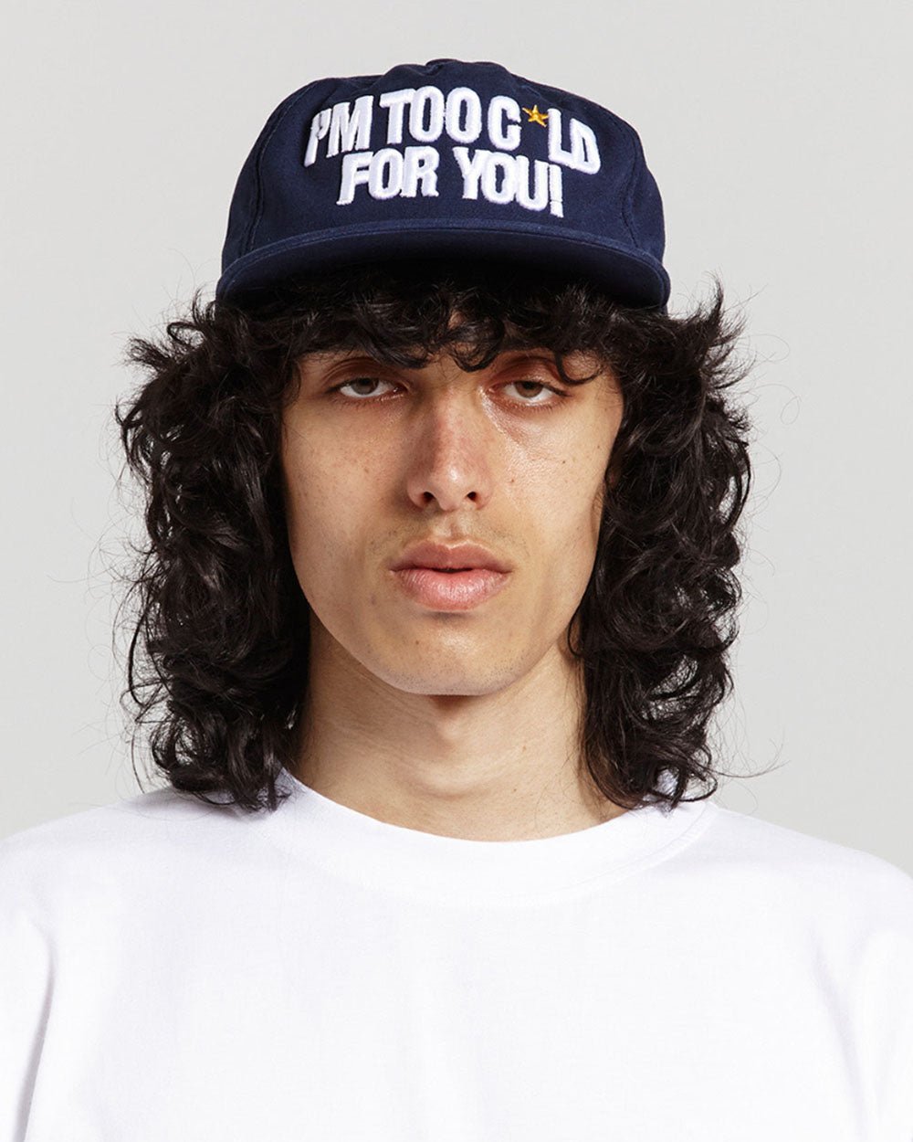 ICH BIN ZU KALT CAP NAVY