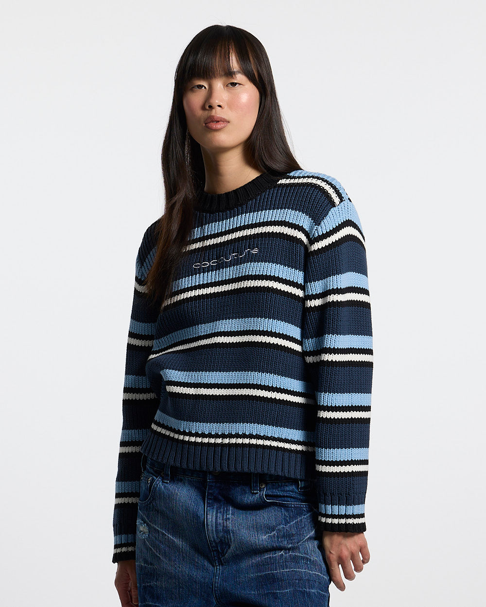 ZEITLOS STRICKWARE BLAU