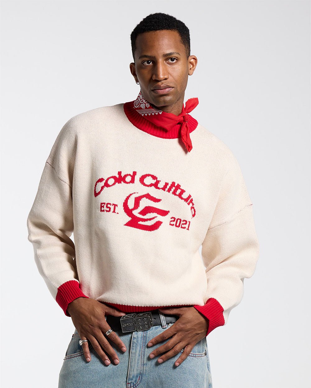ACADEMY KNIT ACID WEISS