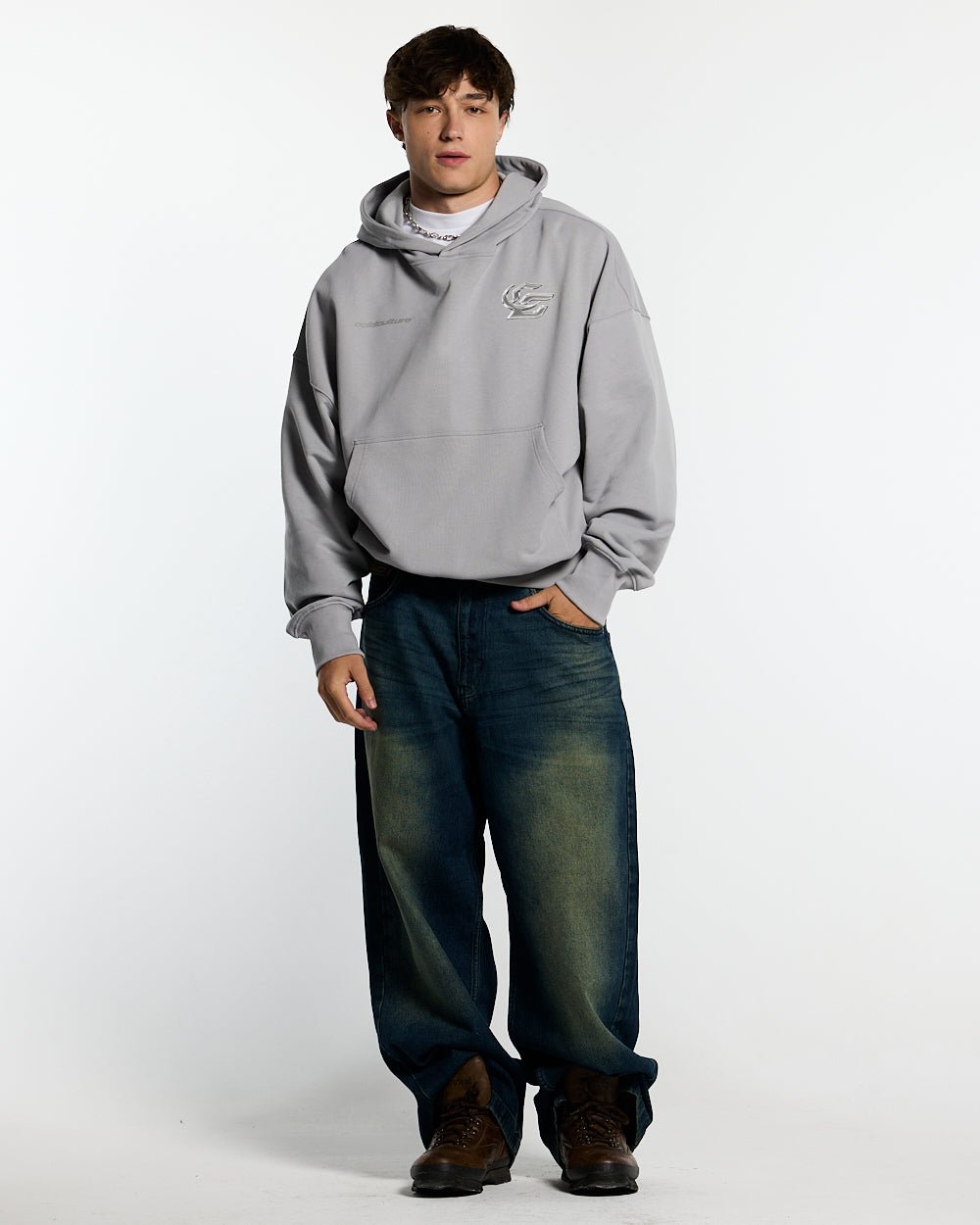 HYPERCHROME HOODIE PERLEGRAU