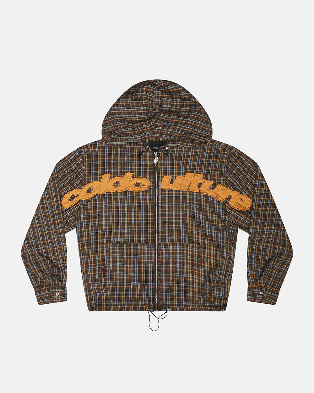 MEMPHIS HOODIE SHIRT ORANGE UND BLAU
