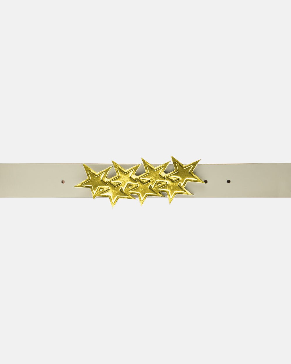STARS LEDERGÜRTEL CREME