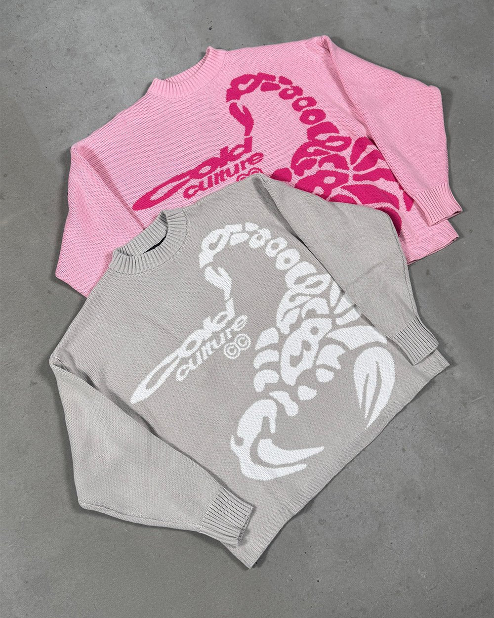 POISON KNIT COOL GREY