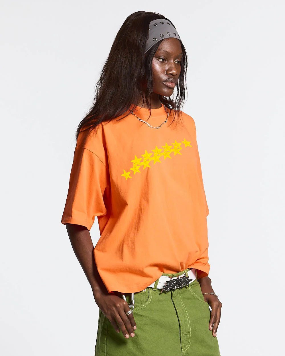 STARS TEE VIBRANT ORANGE