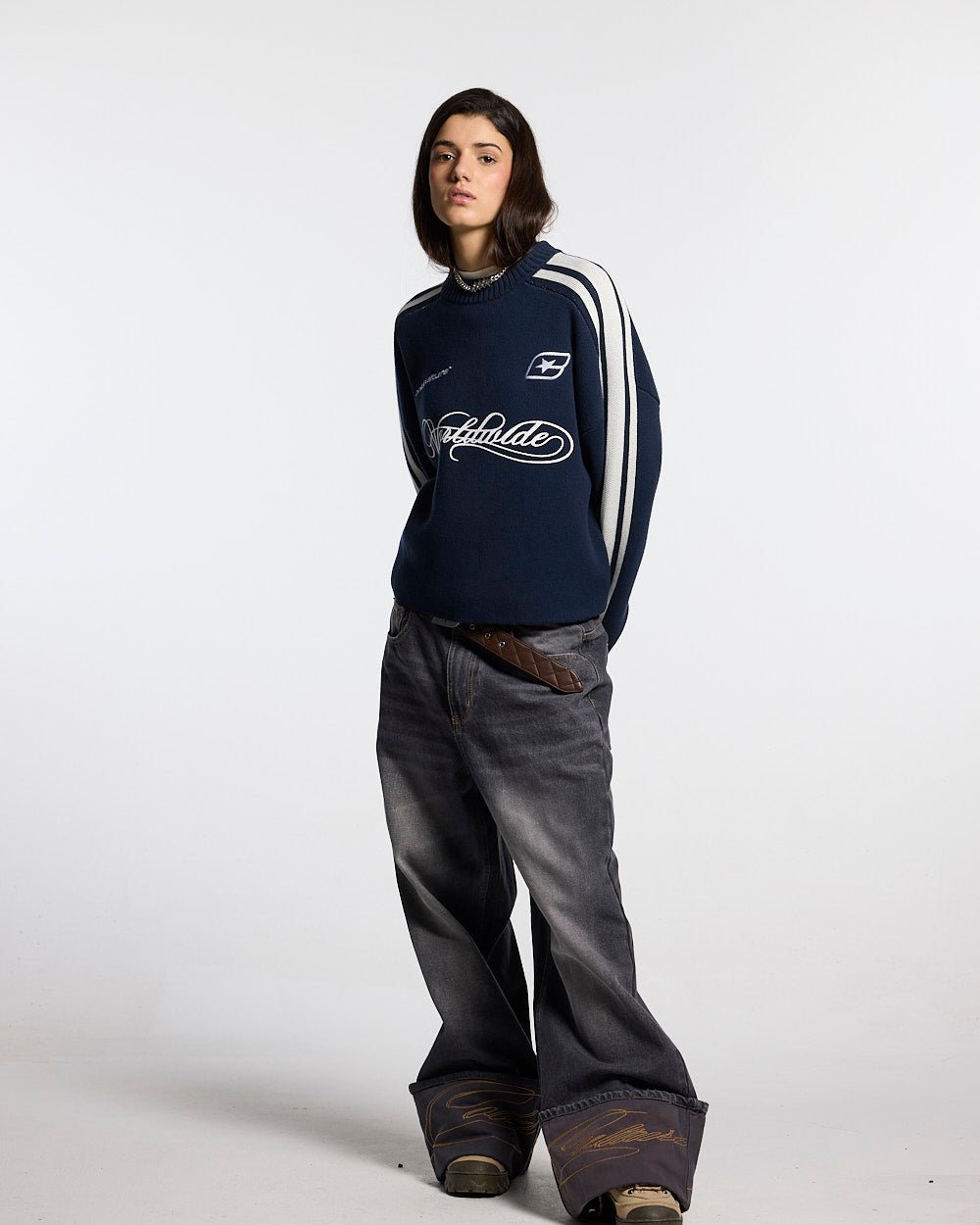 W80 STRICKWARE BLAU