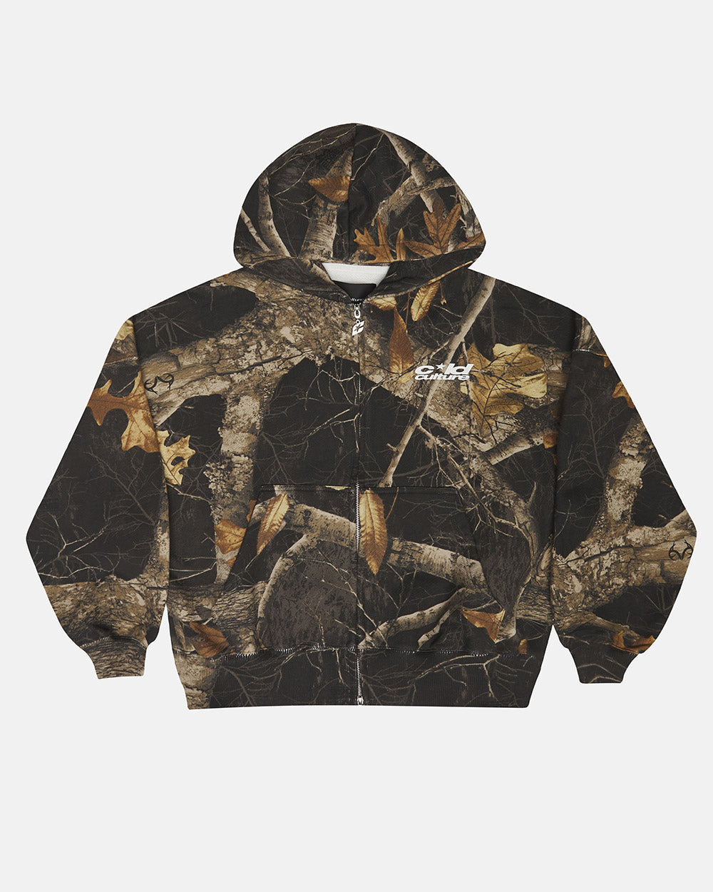 ZIP HOODIE REALTREE SCHWARZ
