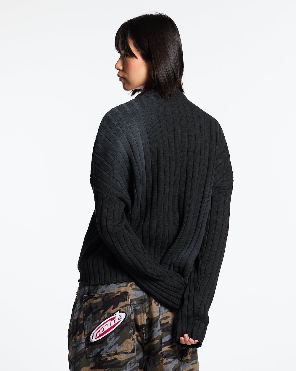 MIST KNIT GRADIENT GREY