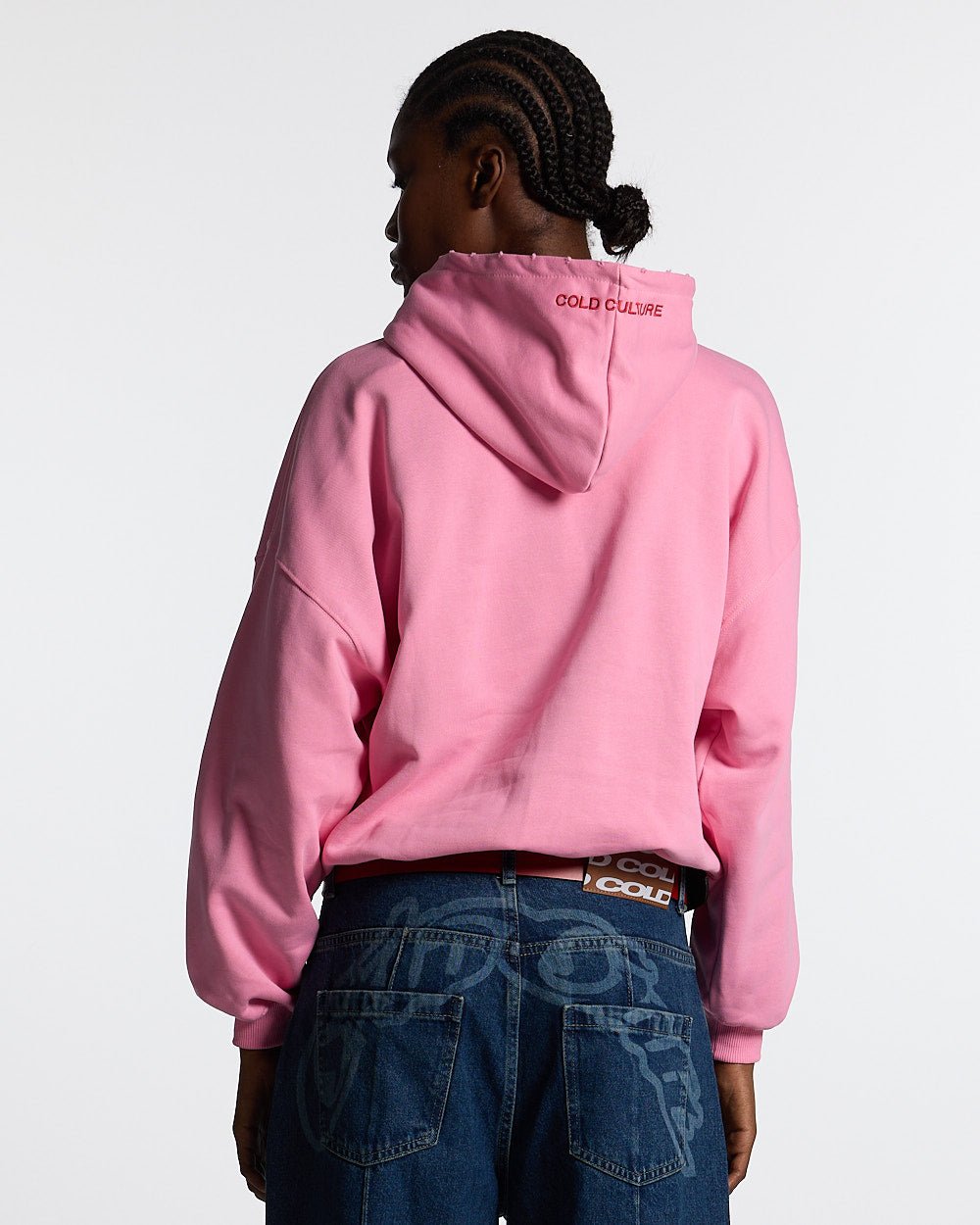 STARS HOODIE PANTHER PINK