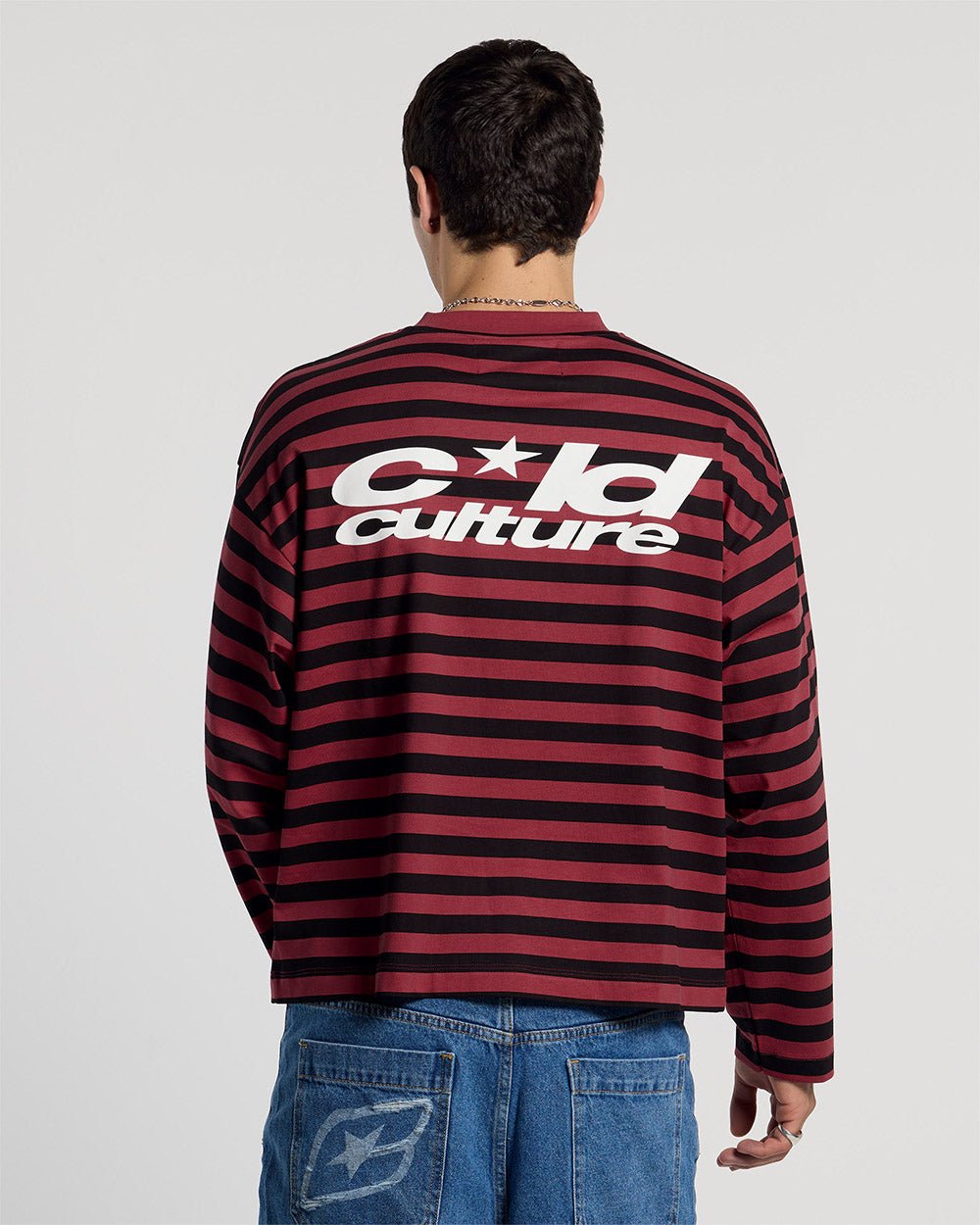 PARDON ME LONGSLEEVE SCHWARZ & ROT