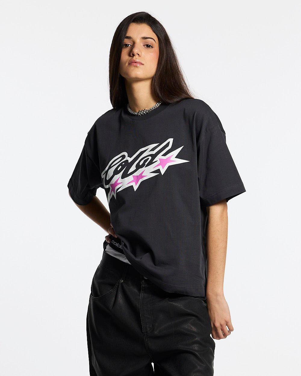 ALL STARS TEE DARK GREY