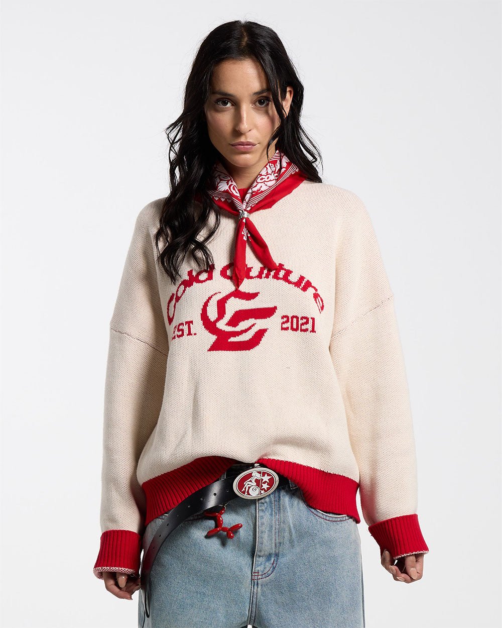 ACADEMY KNIT ACID WEISS