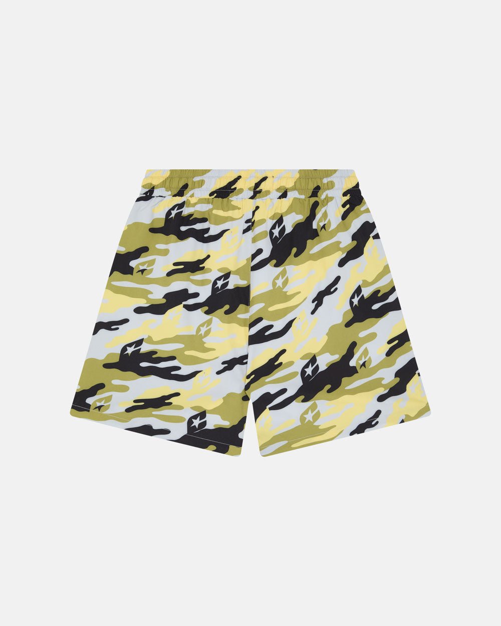 GELBES CAMO-SWIMSHORT