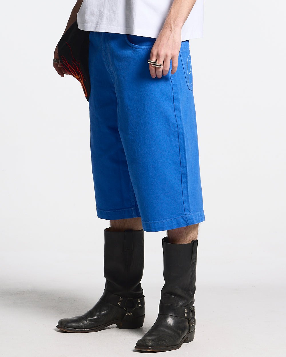 STITCHING JORTS TRUE BLUE
