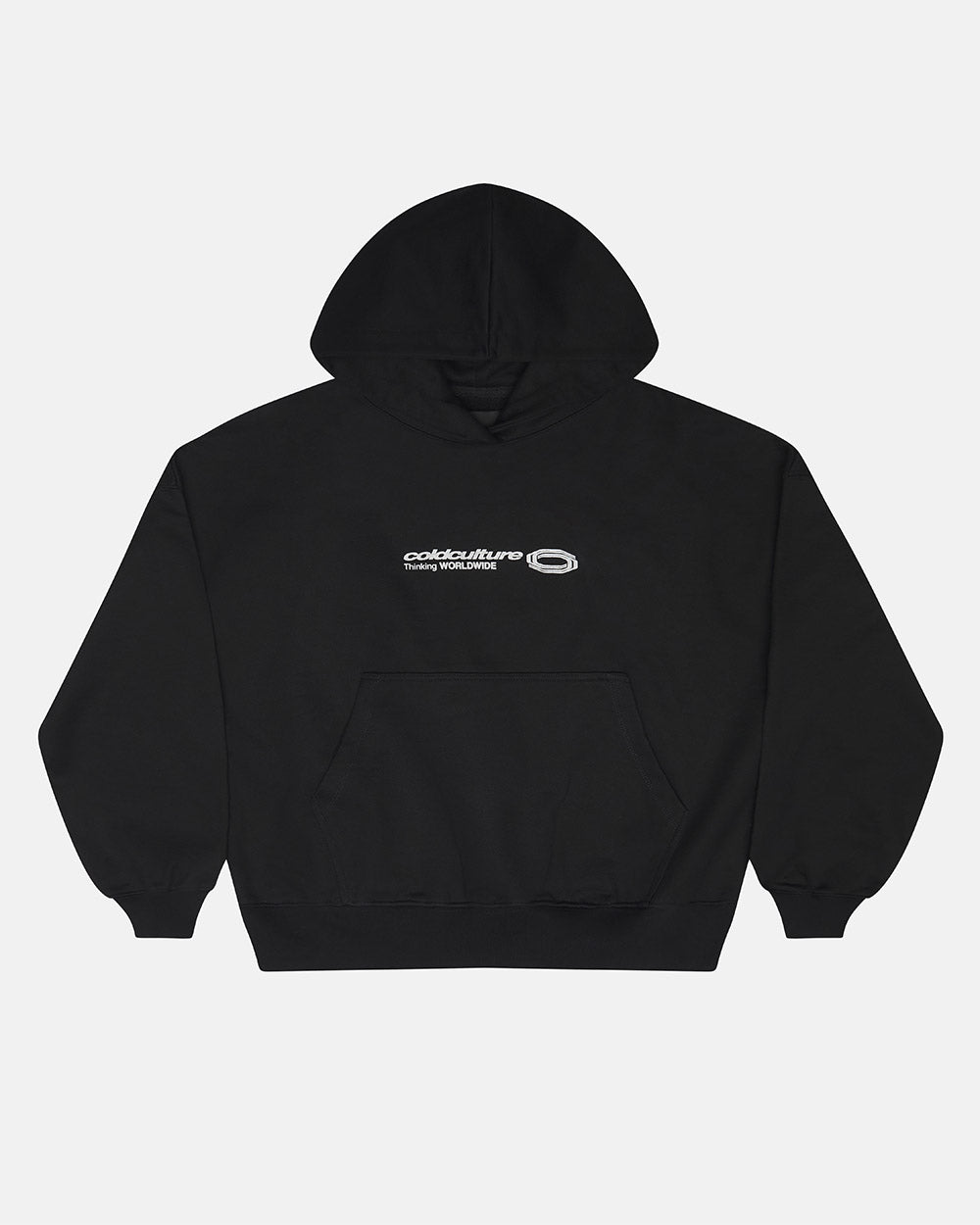 GLITTER HOODIE SCHWARZ
