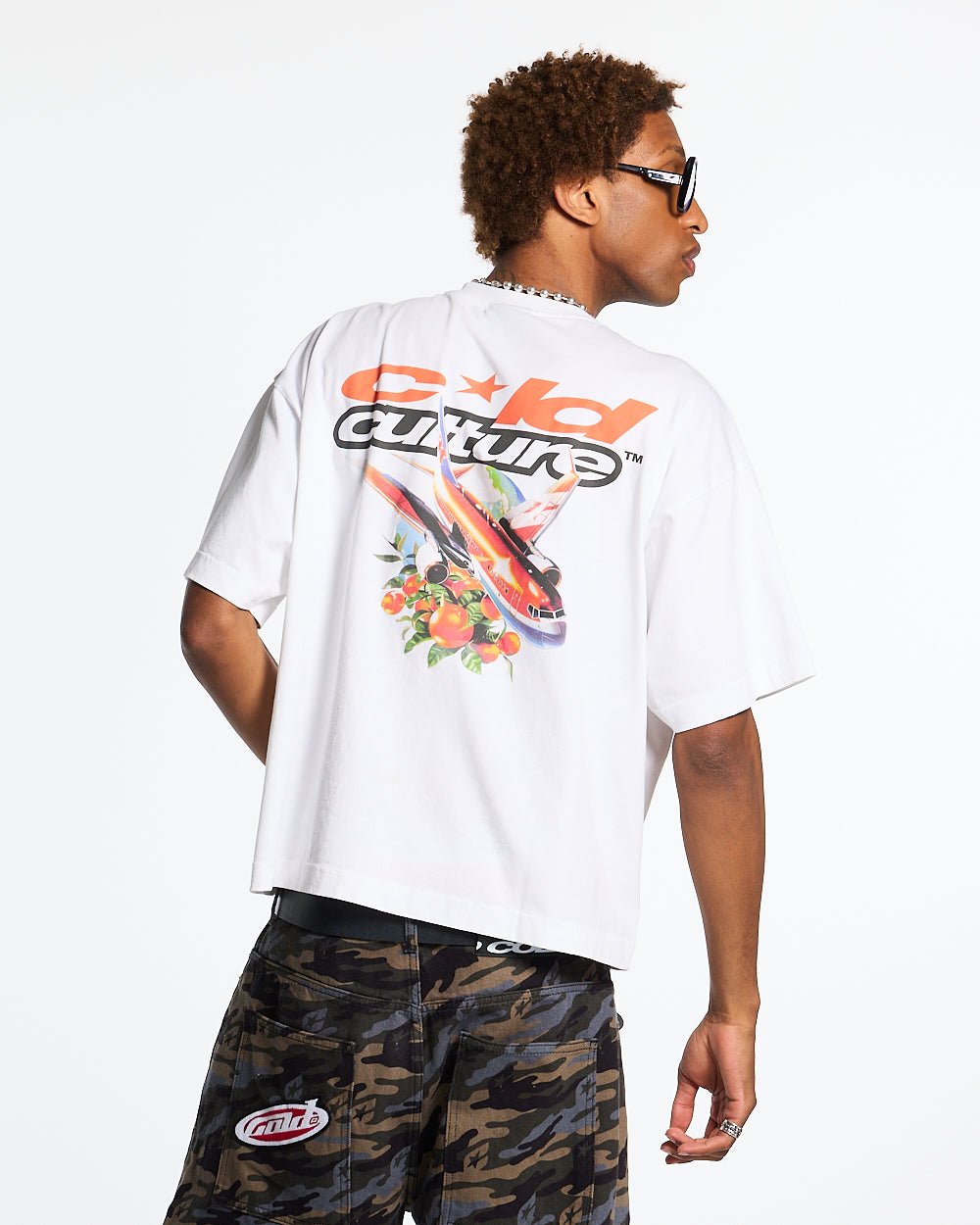 FLIGHT PATH TEE WEISS