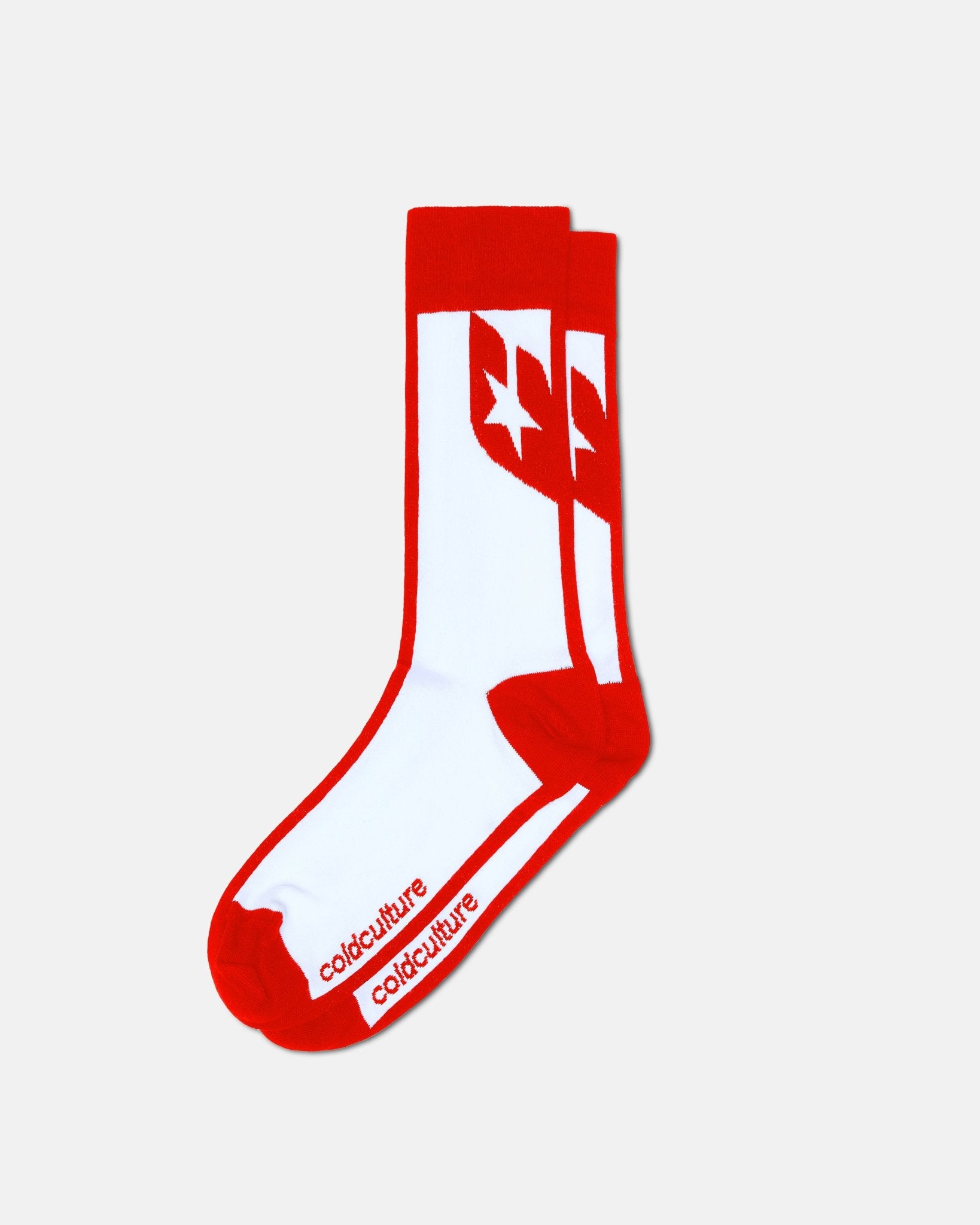 SILHOUETTE STRÜMPFE LEUCHTEND ROT/WEISS