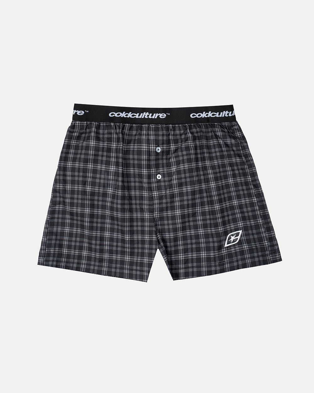 MIDNIGHT BOXER PACK SCHWARZ KARO