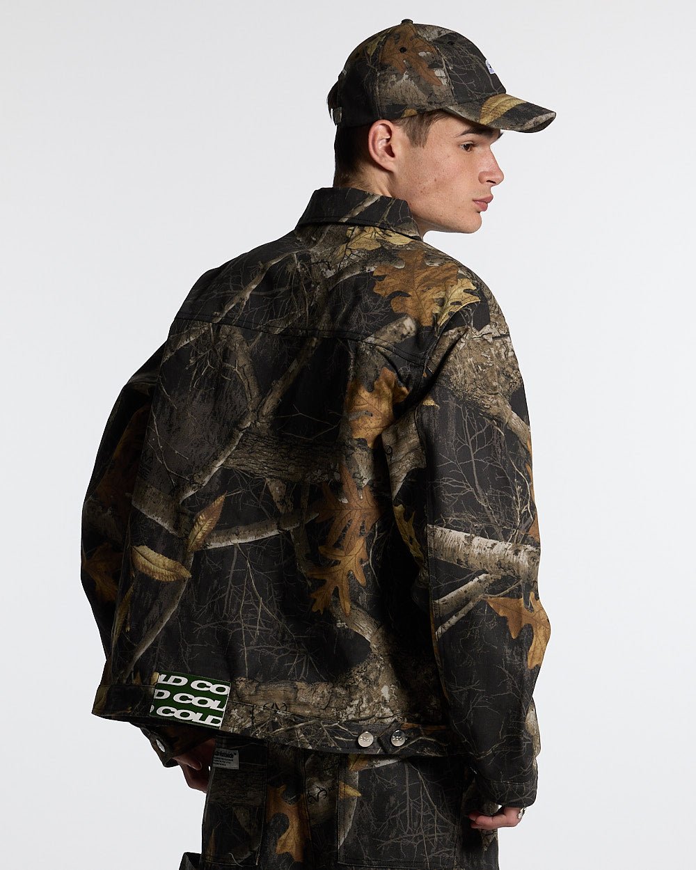 WORK ZIP JACKET REALTREE SCHWARZ