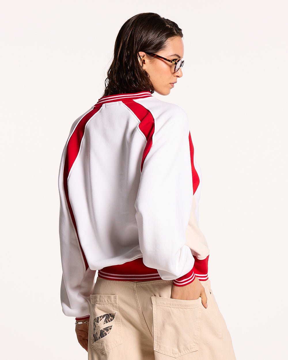 COWBOY VARSITY CREWNECK FEUERROT