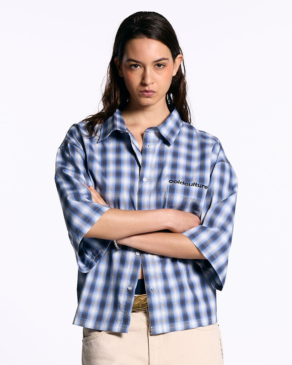 ONE POCKET SHIRT VERBLÜFFT BLAU