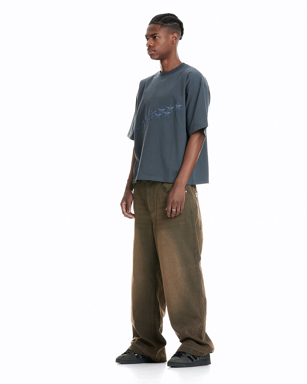 STARS TEE SCHIEFER BLAU