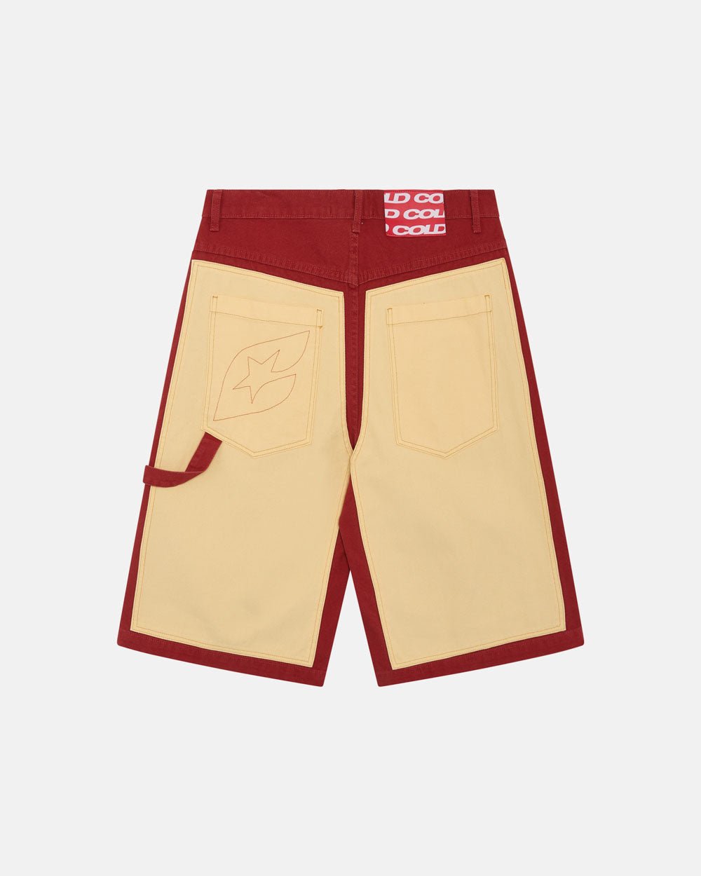 CARPENTER HOSHEN KURZ BORDEAUX UND VANILLE