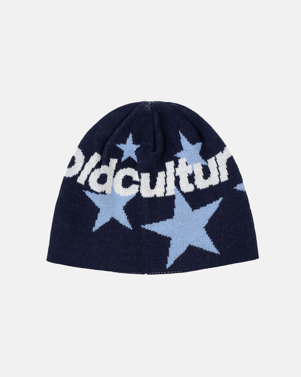 ITALIC STARS BEANIE DUNKELBLAU