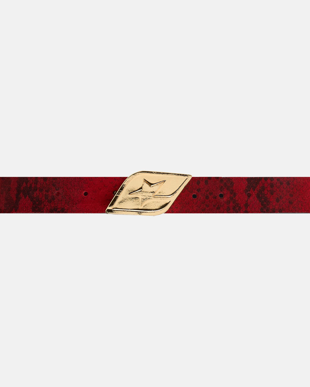 ORIGINAL LEATHER GÜRTEL ROT SCHLANGE