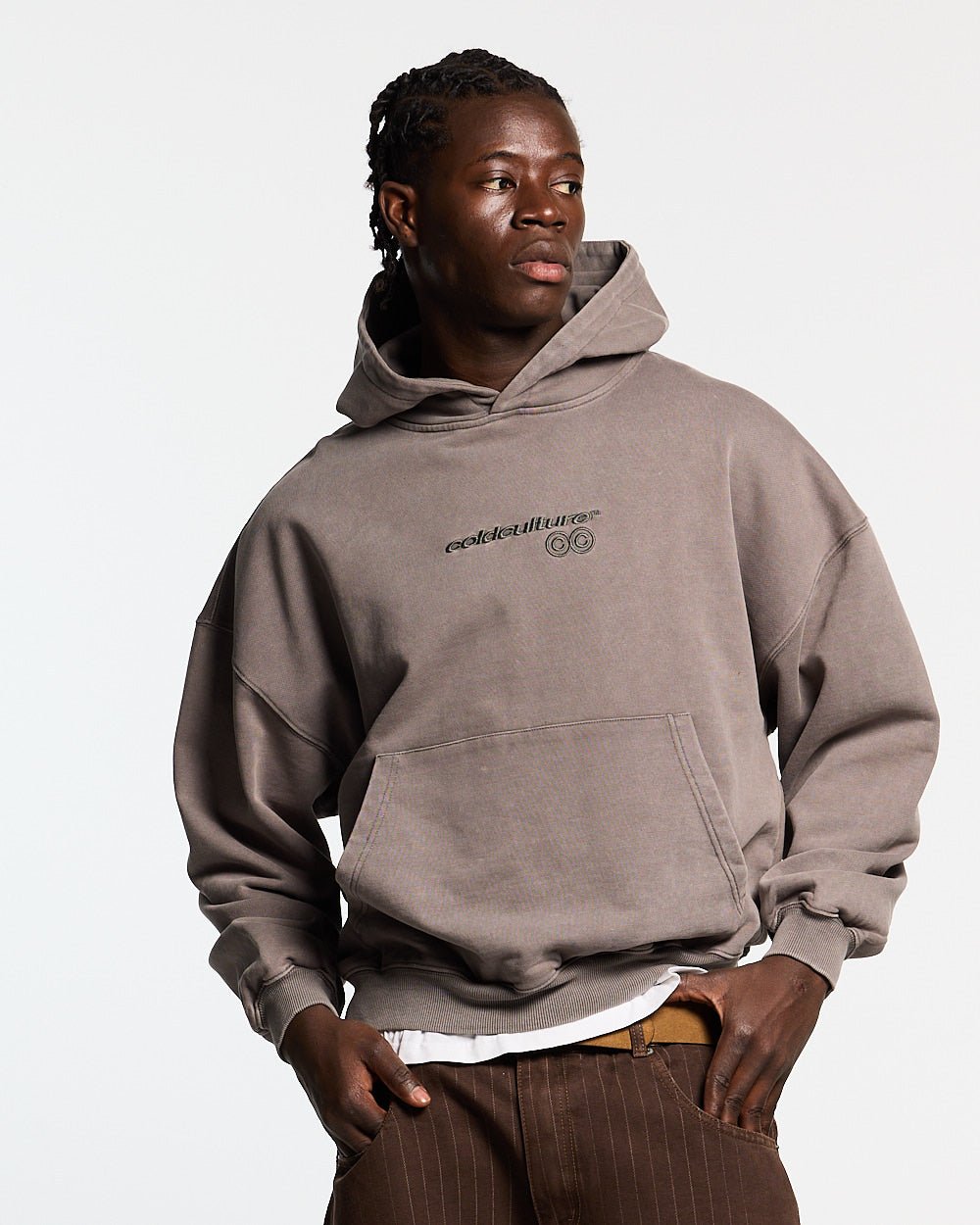 HOODIE GRAU VON KALT ZUM HIMMEL