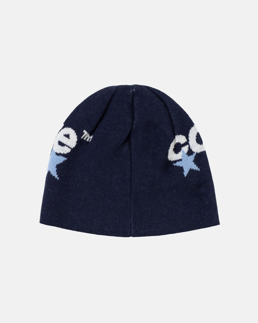 ITALIC STARS BEANIE DUNKELBLAU