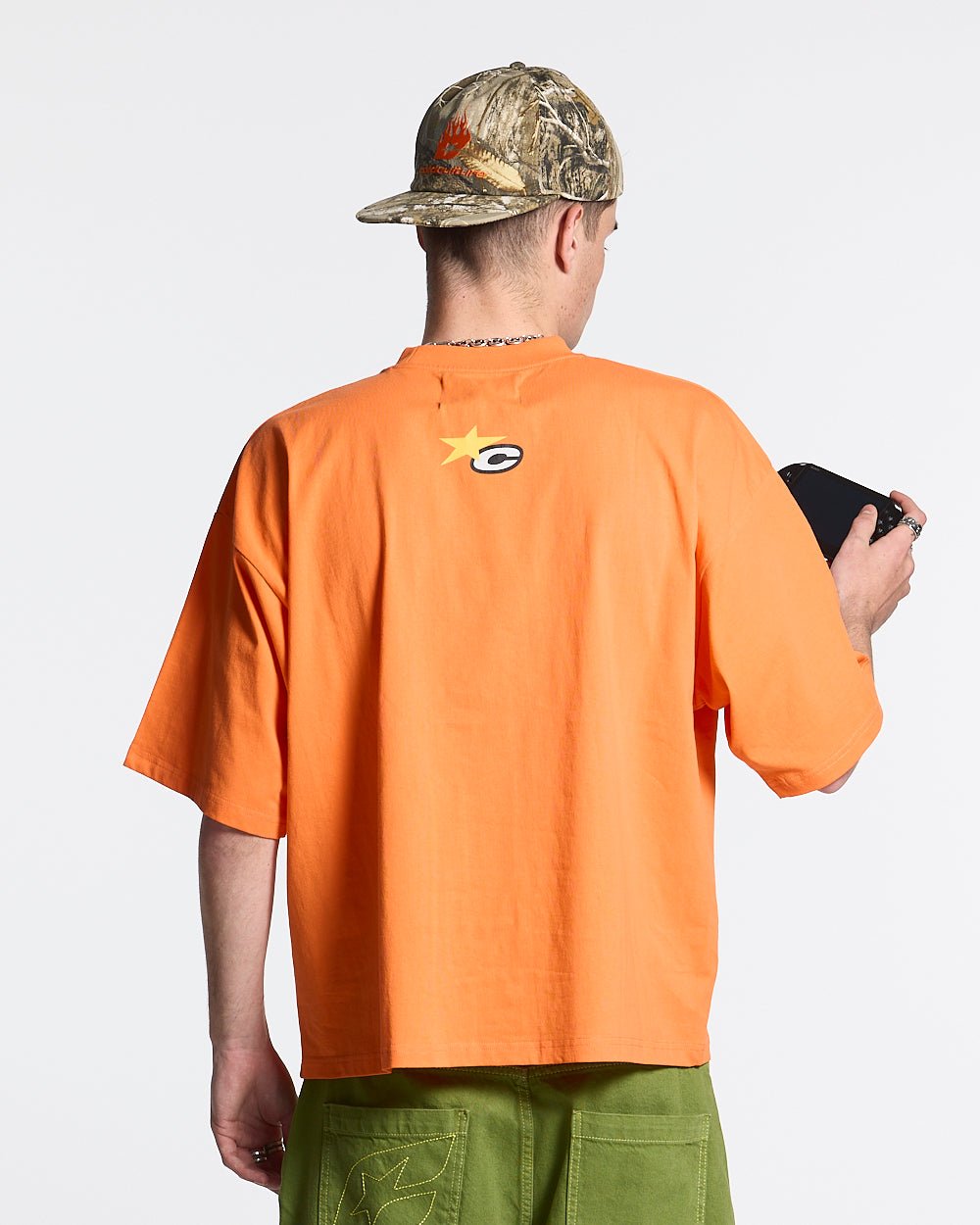 CULT STAR TEE FEUERWERK ORANGE
