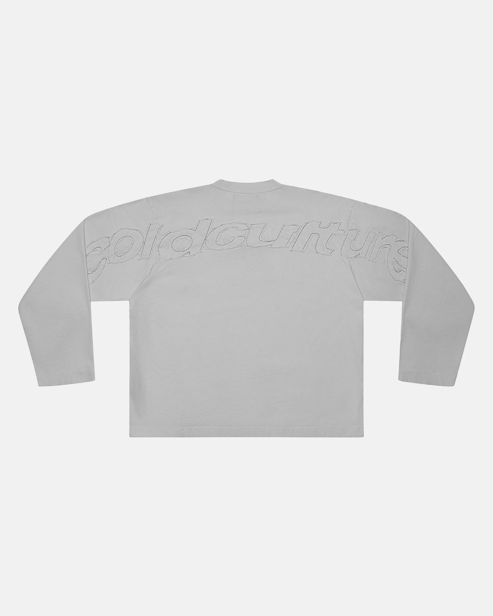 DISTRESS GEBOGENER LANGARM GREY
