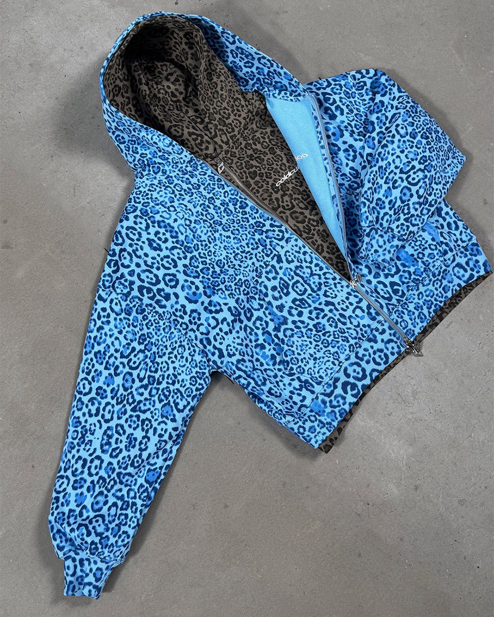 NOCTURNE BEAST ZIP HOODIE BLAU