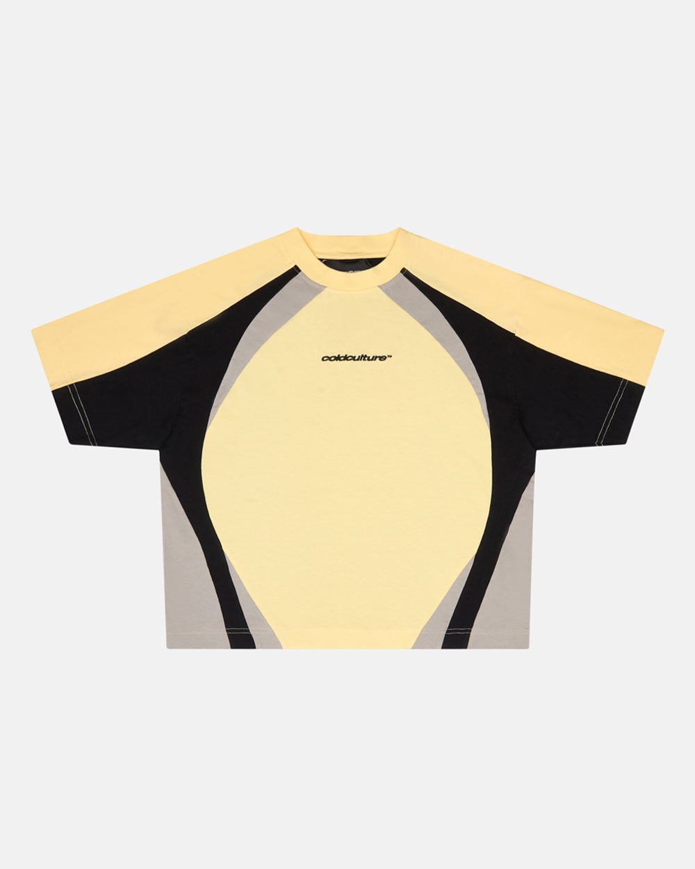 SPEED SPOKE TEE GELB & SCHWARZ