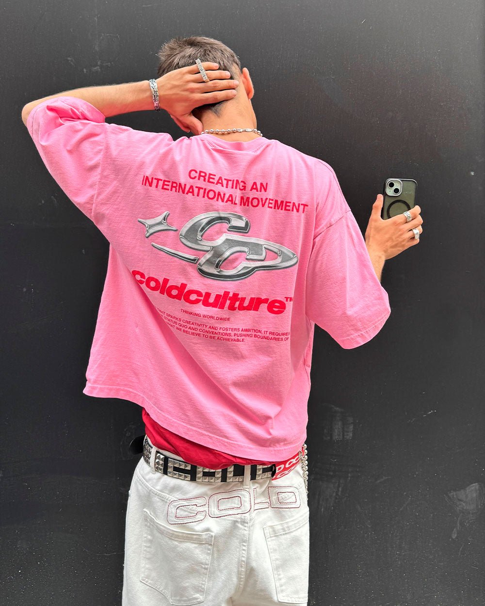 GLANZENDER TEE PINK