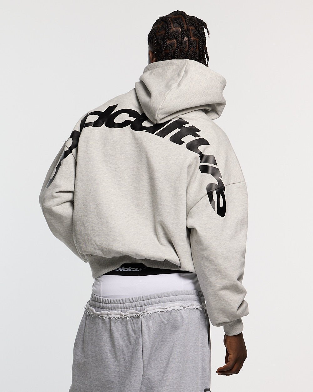 GEBOGENER HOODIE HEATHER GREY